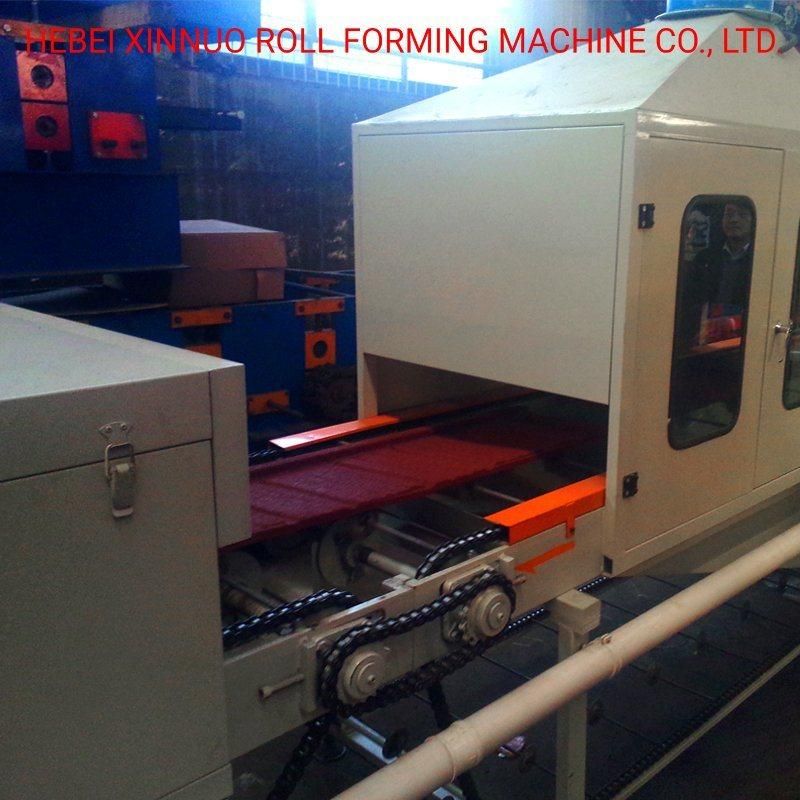 Stone Coated Metal Roof Tile Making Roll Forming Machine