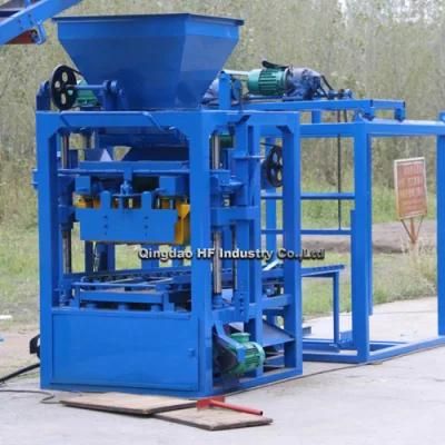 Qt4-26 Concrete Block Making Machine Block Machine Maker Small Investment Concrete Brick in Chile