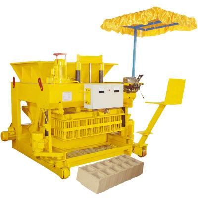 Qmy6-25 Mobile Hollow Block Brick Moulding Machine with Auto Walking