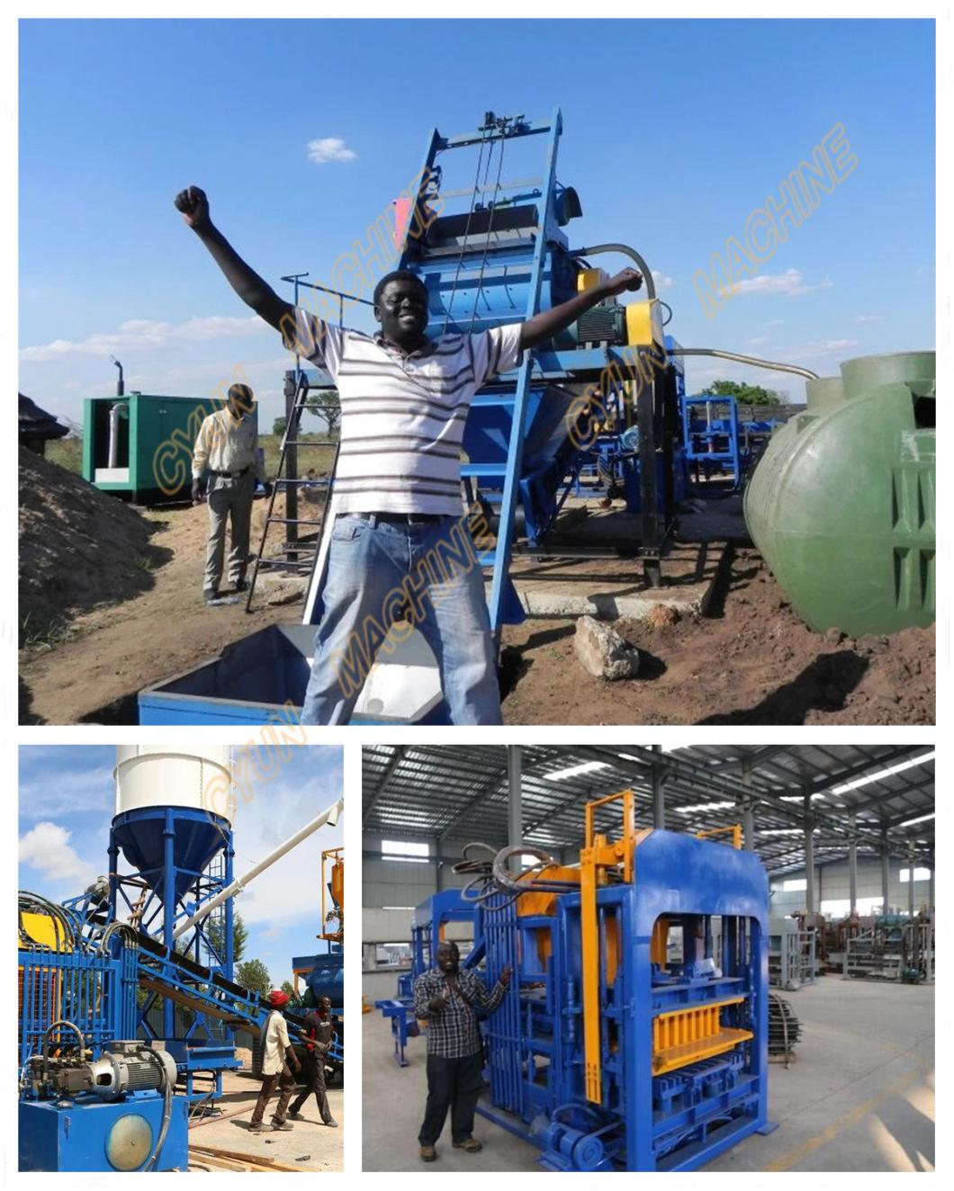 Qt6-15 Concrete Cement Block Machine for Hollow Solid Paver Blocks for Sale