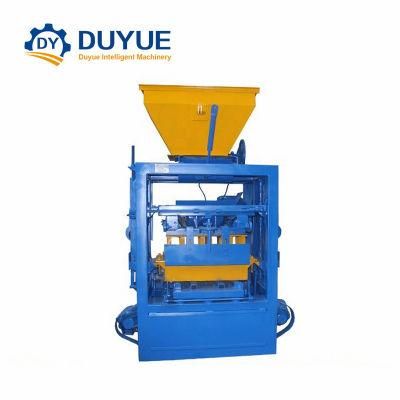 Qt4-24 Brick Making Machine Semi Automatic Hollow Block Machine Concrete Paving Molds, Concrete Block Machine