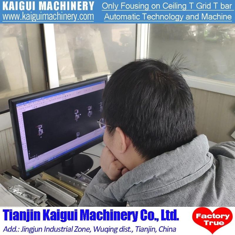 Automatic T Grid Roll Forming Machine with Real Factory