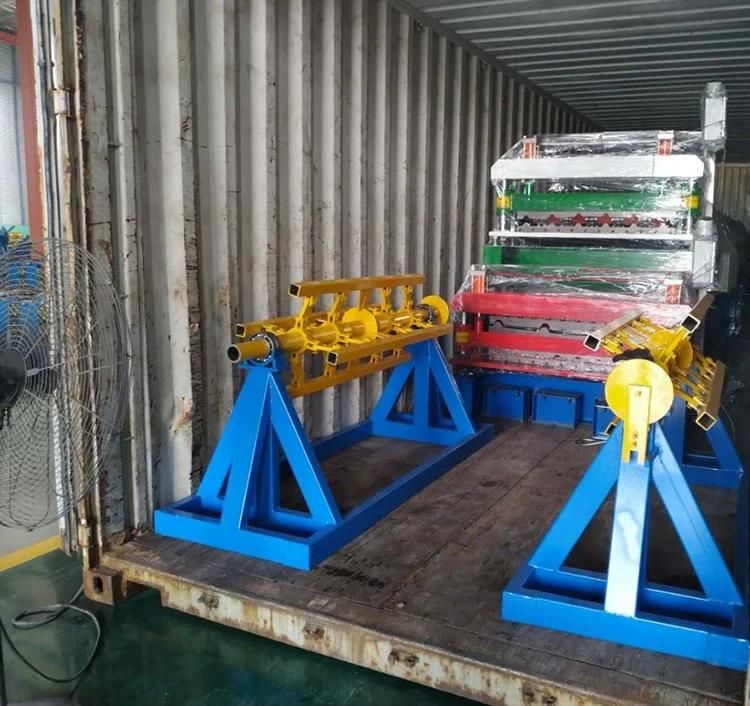 Safety Highway Guardrail Roll Forming Machine with Gearbox Driven