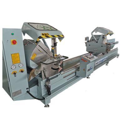 Large Width Aluminium Profile CNC Double Mitre Head Cutting Saw Machine