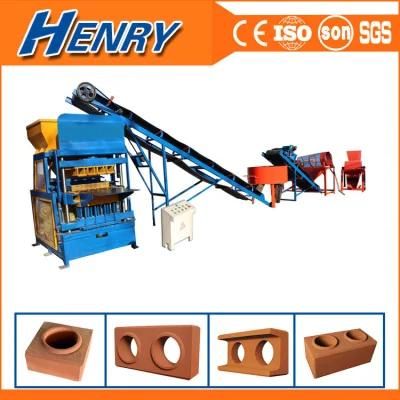 Hr4-10 High Production Automatic Clay Interlocking Brick Machine Soil Interlocking Brick Machine Lego Brick Machine 2022