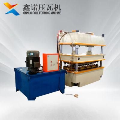 Stone Colour Coating Roof Tile Making Machine Fully Automatic