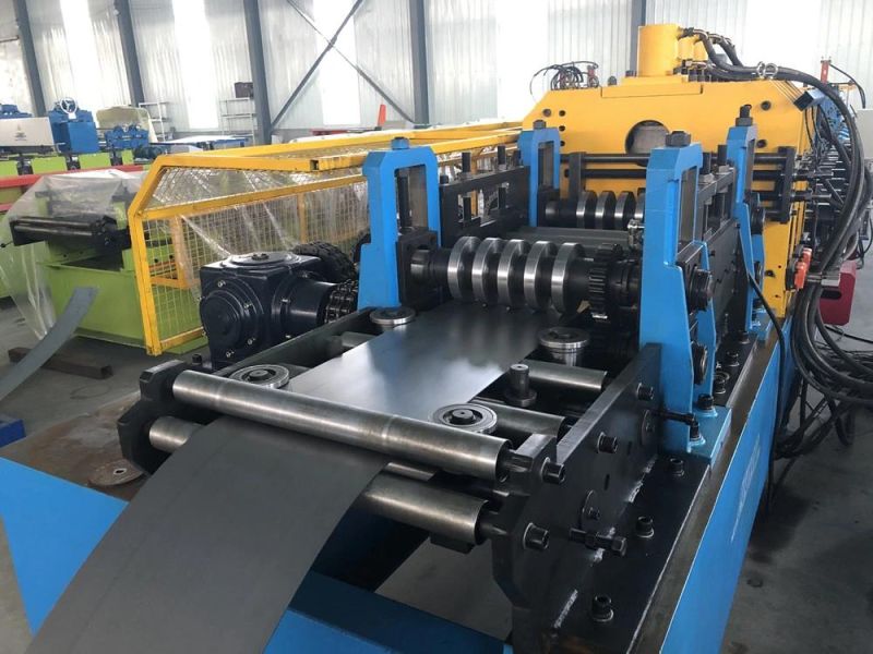 Cold Metal C Purlin Frame Steel Making Machine C U Z Purlin Roll Forming Machine with Gear Box