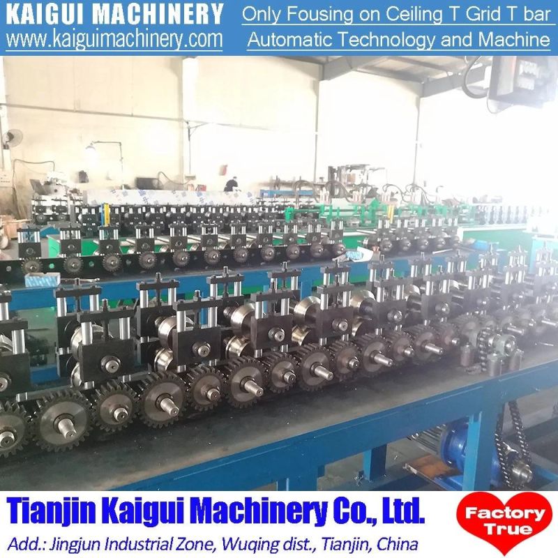 Ceiling T Grid Roll Forming Machine for Suspension False Ceiling