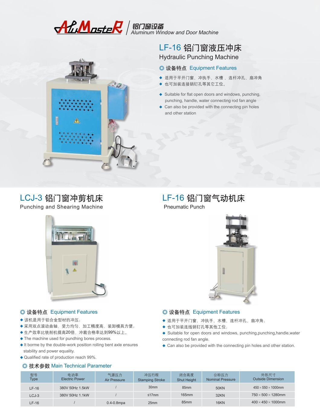 Aluminium Profiles Hydraulic Punching Machine for Window & Door