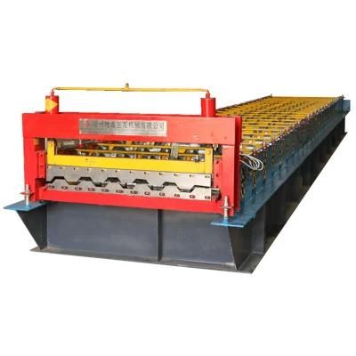 Hc35 Trapezoidal Color Steel Aluminum Tile Cold Roll Forming Machine