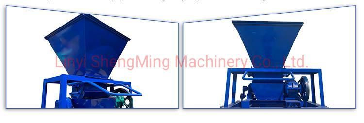 Manual Fly Ash Concrete Cement Paver Solid Hollow Block Machine