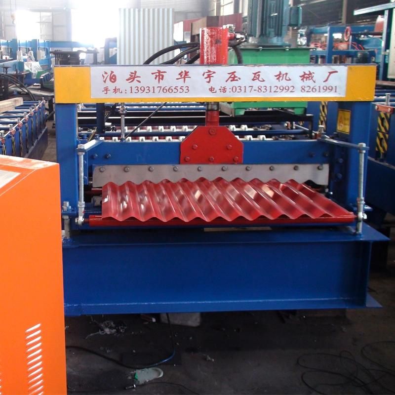 Corrugated Sheet Metal Roofing Roll Forming Machine