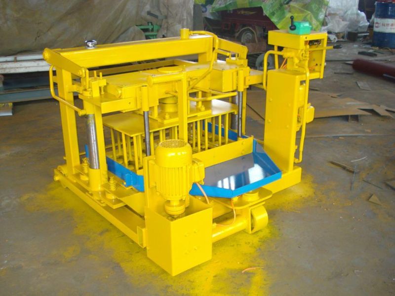 4A Semiautomatic 3840/8h Concrete Block Making Machine with Changeable Molds Best Price