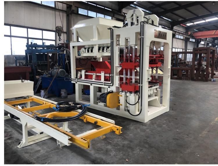 Hydraulic Automatic Cement Concrete Block Brick Making Machine (QT6-15)