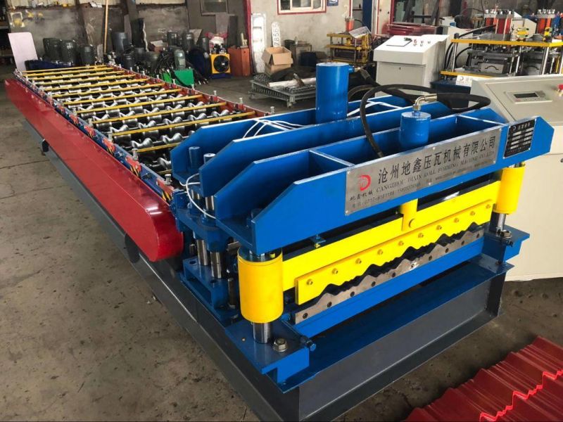 Dixin Steel Sheet Glazed Tile Profile Roll Forming Machine