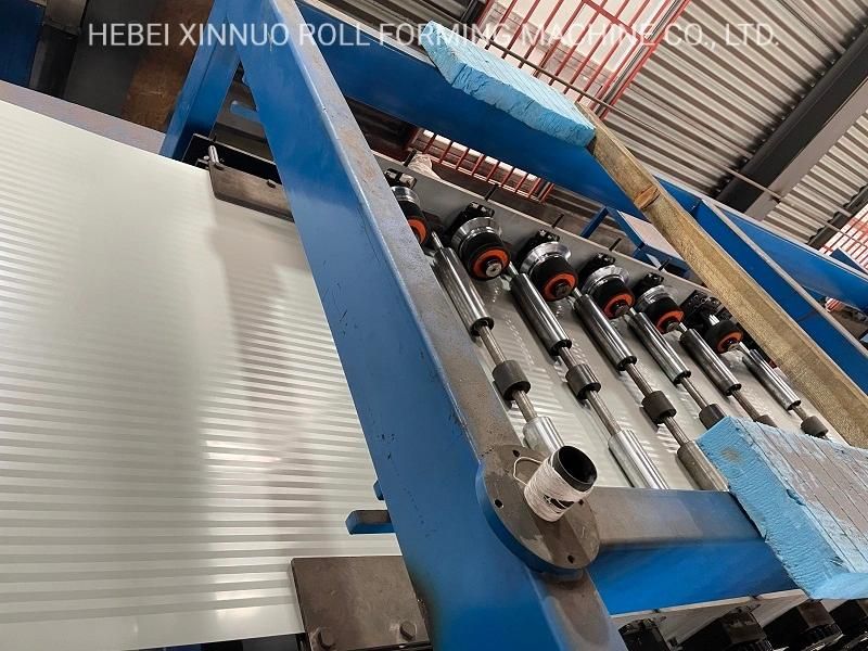 Automatic Rock Wool EPS Sandwich Panel Roll Forming Machine/Roof Tile Production Line