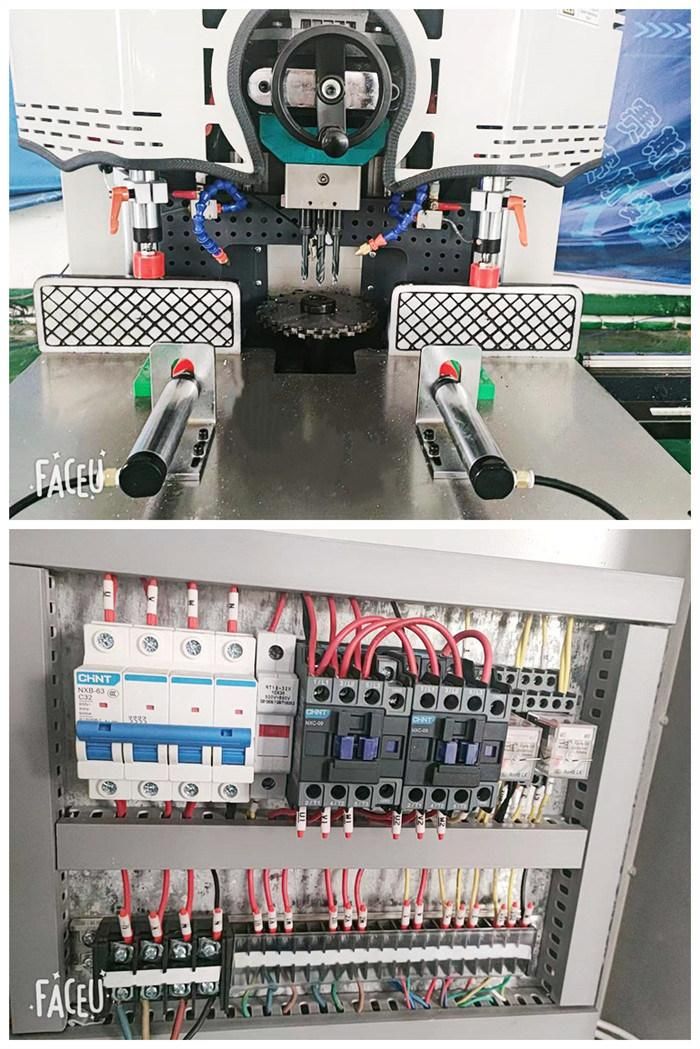 Aluminum Casement Window Vertical Locking Hole Machine /Lock Hole Processing Machine