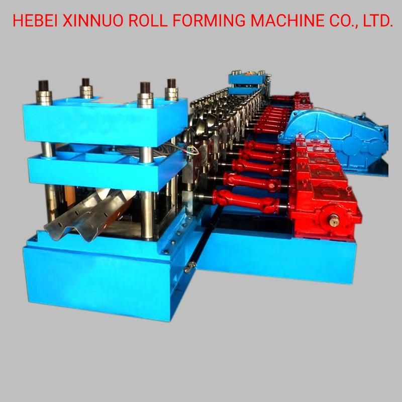 3 Waves or 2 Waves Galvanized Highway Guardrail Drilling Machine Banding Machine