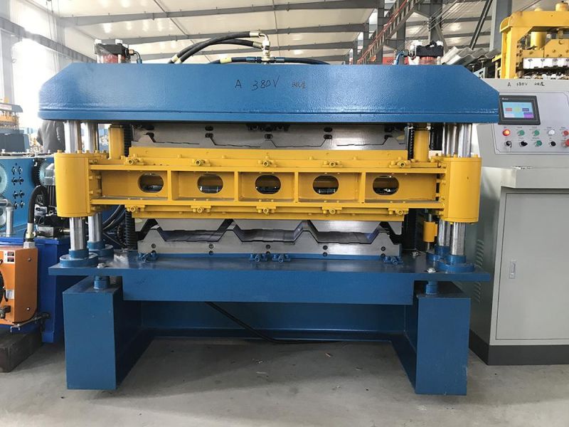 Steel Double Deck Roll Fomring Machine Steel Floor Decking Roll Forming Machine