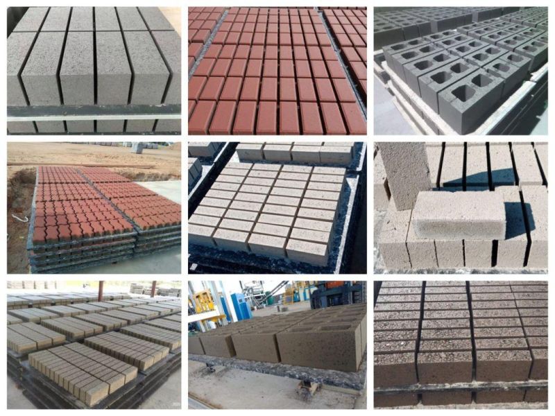 Hollow Concrete Block/Brick Machine Cement Paver Block/Brick Construction Machinery (QT10-15)
