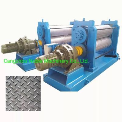 Low Price Anti-Slip Plate Stainless Steel Plate Embossing Machine
