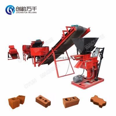 Cy2-25 Eco Brick Making Machine Earth Soil Brick Making Machine Price Brick Moulder