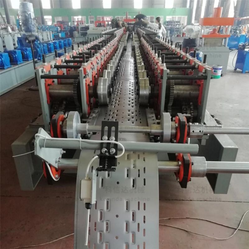 Cable Tray Roll Forming Machine Steel Metal Solar Panel Making Machine Production Line