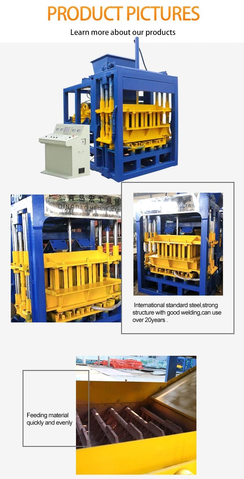 Qt4-16 Full Automatic Block Making Machine Price List of Concrete Brick Making Machine