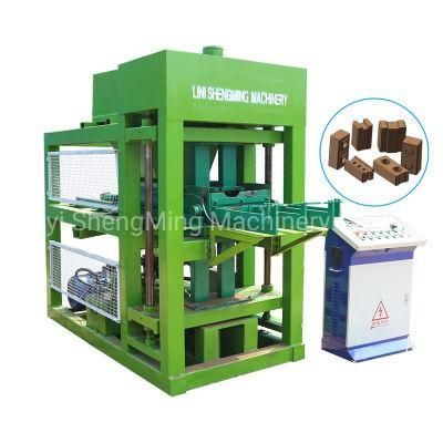 Hydraulic Press Soil Clay Interlocking Block Bricks Making Machine