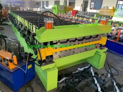 Double Layer Corrugated Profile Steel Roofing Sheet Roll Forming Machine
