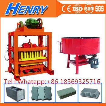 Qj4-40 Simple Block Machine Competitive Price in Africa Used Block Machine for Sale