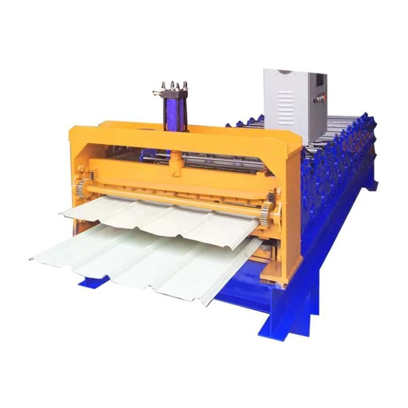 Hot Selling Trapezoidal Roofing Corrugated Sheet Double Layer Roll Forming Machine