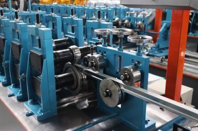 New Design Double Production Line Omega Lip Channel Roll Forming Machine