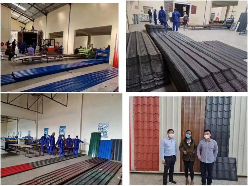 8 Layer Better Anti-Corrosion Insulation Polymer Laminated Metal Plate Glazed Tile Roll Forming Machine