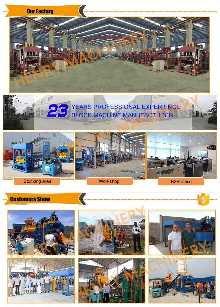 Hr1-18 Small Business Concrete Block Moulding Machine Forming Machine Hollow Block Machine Cement Brick Making Machine