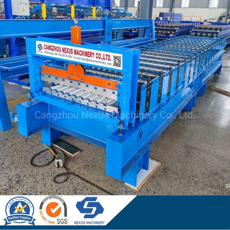 High Quality Guide Rail Shutter Door Machine Guide Slide Roll Forming Machine Using for Shutter Door