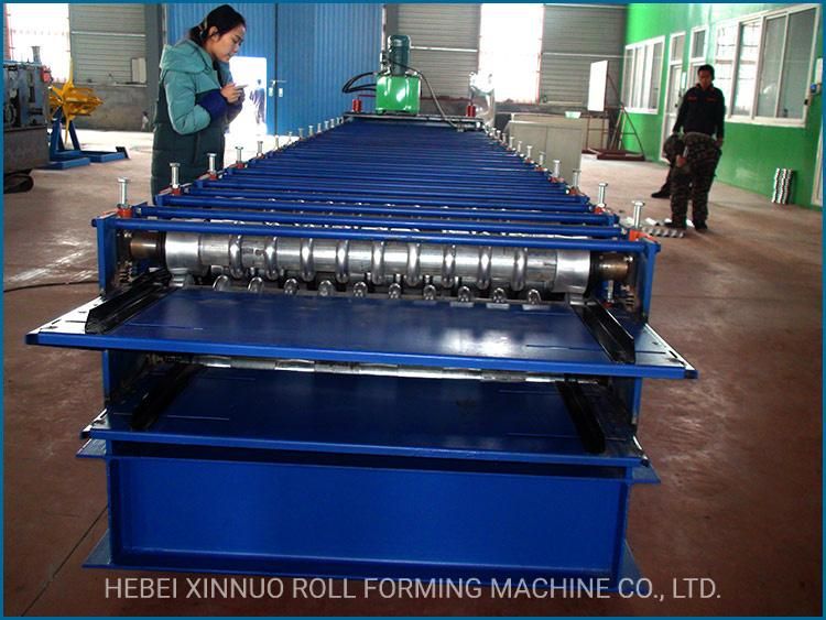 Double Layer Roll Forming Machine Roof Panel Curving Steel Sheet Profile Machine