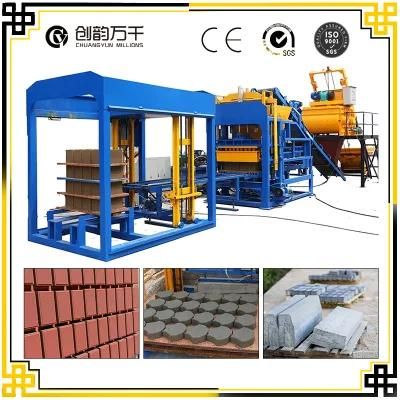 Qt4-15 Automatic Hydraulic Concrete Block Machine with Siemens PLC