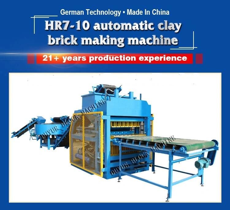 Hr7-10 Concrete Brick Machine Offers Fully Automatic Production Line for Block Machine