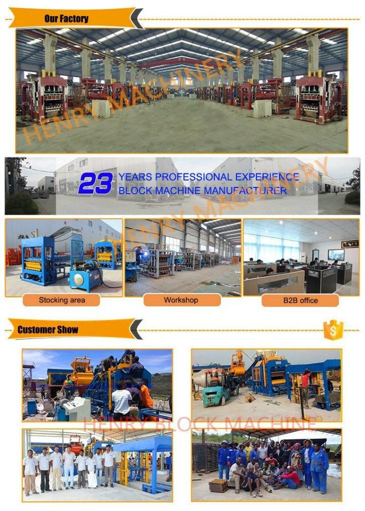 Qt40-3A Small Egg Layer Mobile Concrete Block Making Machine