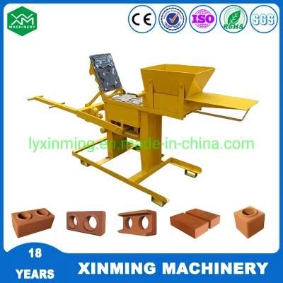 Wide Used Xm2-40 Clay Interlocking Brick Machine Block Forming Machine in Ghana