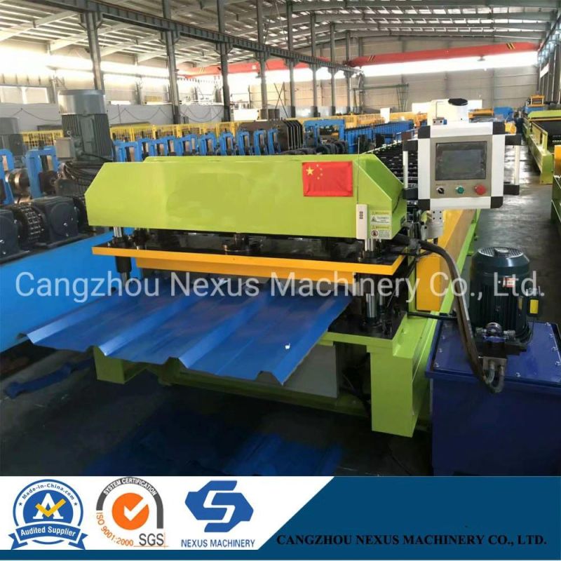 Canton Fair Galvanized Steel Ibr 686 Roof Tilespan Sheet Roll Forming Making Machine