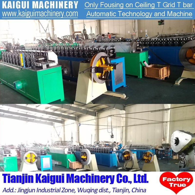 Factory Fully Automatic T Grid T Bar Forming Machine Main Tee