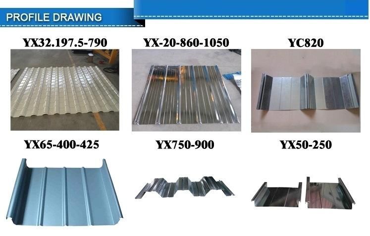 Floor Decking Roll Forming Machine Metal Steel Foor Tile Making Machine