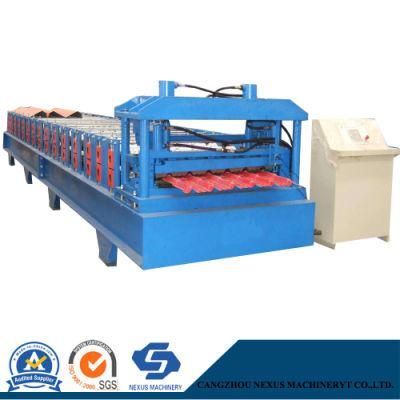 Building Material 800 Aluminum Roof Glazed Tile Making Machine Floor Sheet Roll Forming Machine