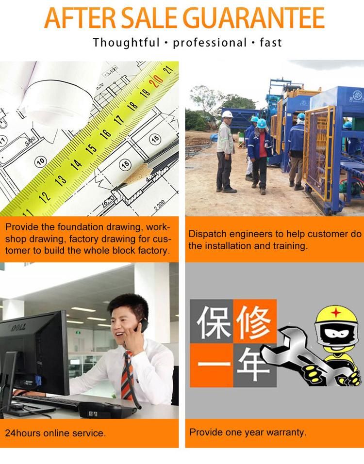 Qt10-15 Hydraulic System and Vibration Technology Block machine Brick Making Machine