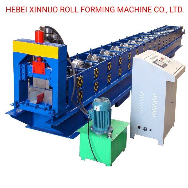 Half Round Rain Spout Aluminium Gutter Making Roll Forming Machine