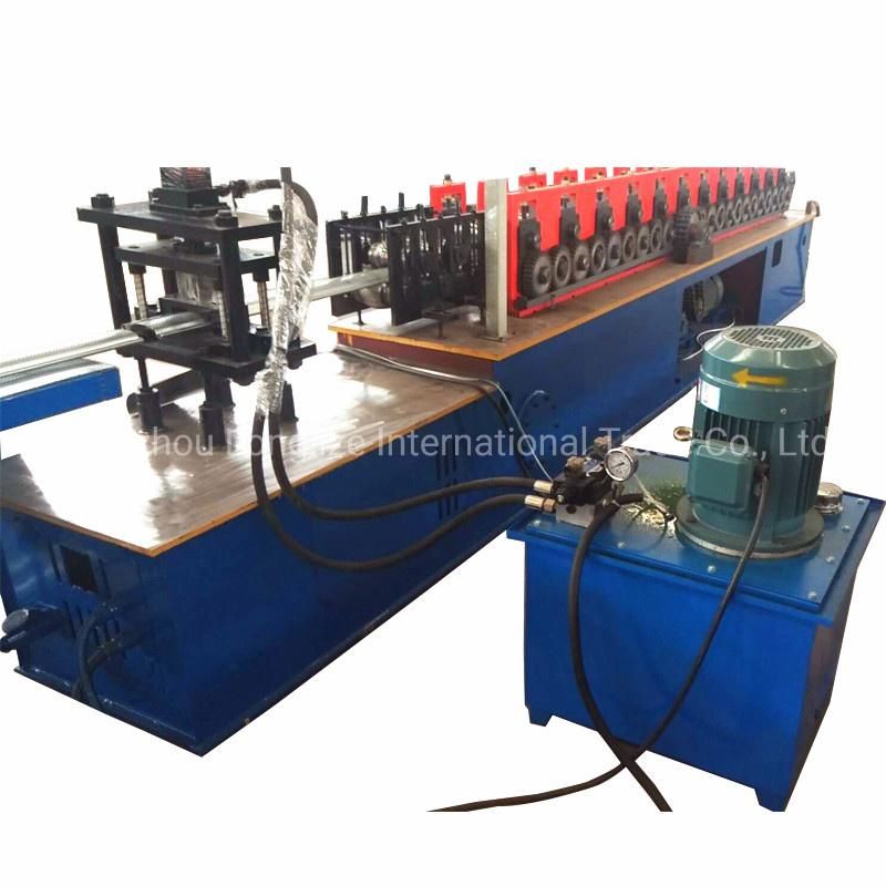 Automatic Steel Roller Shutter Door Frame Cold Roll Forming Machine