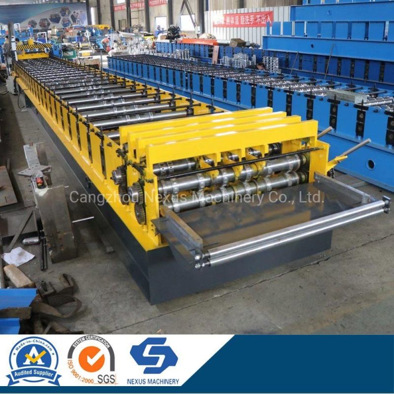 Cassette Type Metal Floor Deck Roll Forming Machine for Europe