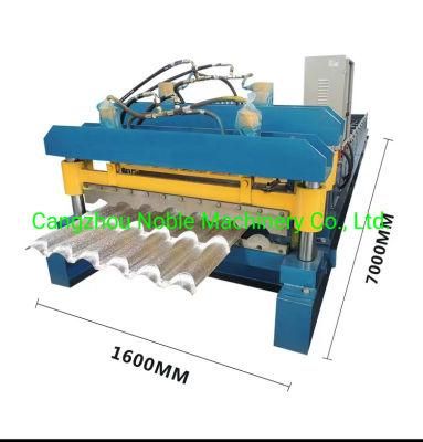 China Supplier Bamboo Glazed Color Sheet Roofing Tile Roll Forming Machine
